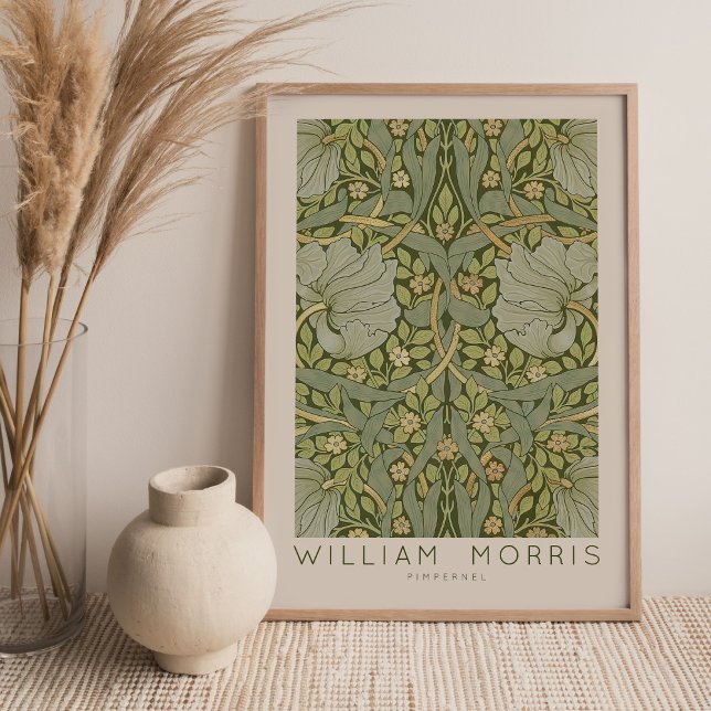 Affiche d'art murale Pimpernel de William Morris (Créateur téléchargé)
