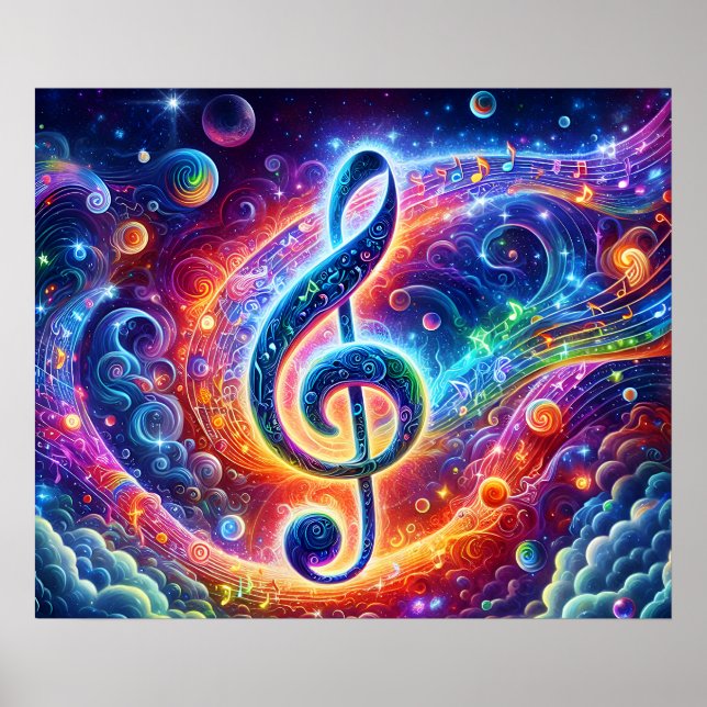 Affiche d'art musical (Devant)