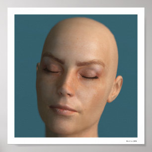 Affiche d'Art numérique FERMÉE