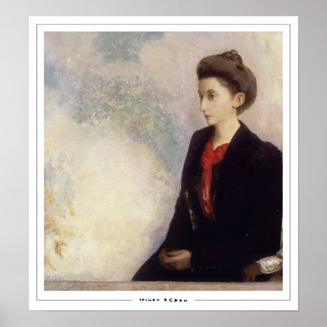 Affiche d'art Odilon Redon Zedign #14 (Devant)