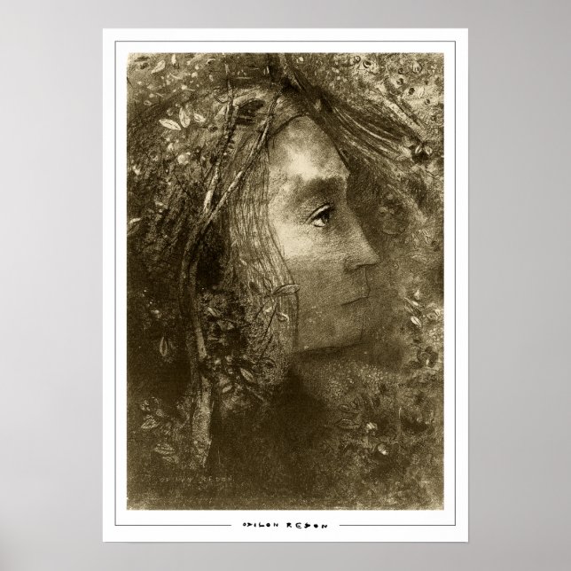 Affiche d'art Odilon Redon Zedign #703 (Devant)