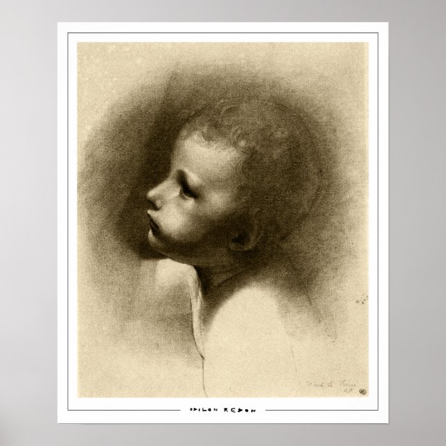 Affiche d'art Odilon Redon Zedign #733 (Devant)