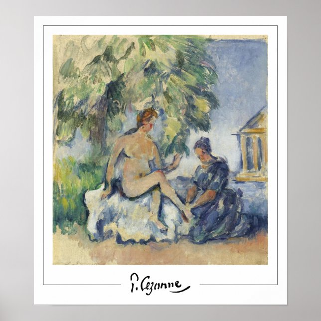 Affiche d'art Paul Cézanne Zedign #137 (Devant)