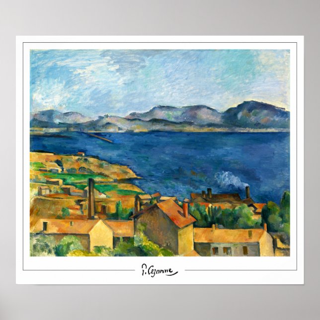 Affiche d'art Paul Cézanne Zedign #35 (Devant)