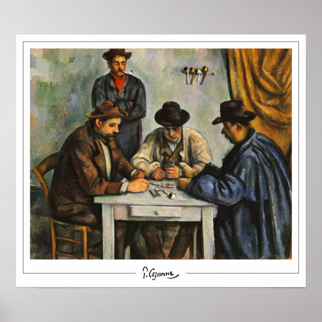 Affiche d'art Paul Cézanne Zedign #386 (Devant)