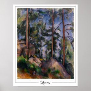 Affiche d'art Paul Cézanne Zedign #556