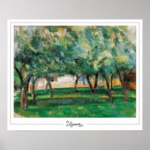 Affiche d'art Paul Cézanne Zedign #7