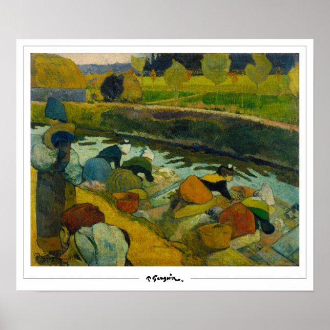 Affiche d'art Paul Gauguin Zedign #10 (Devant)