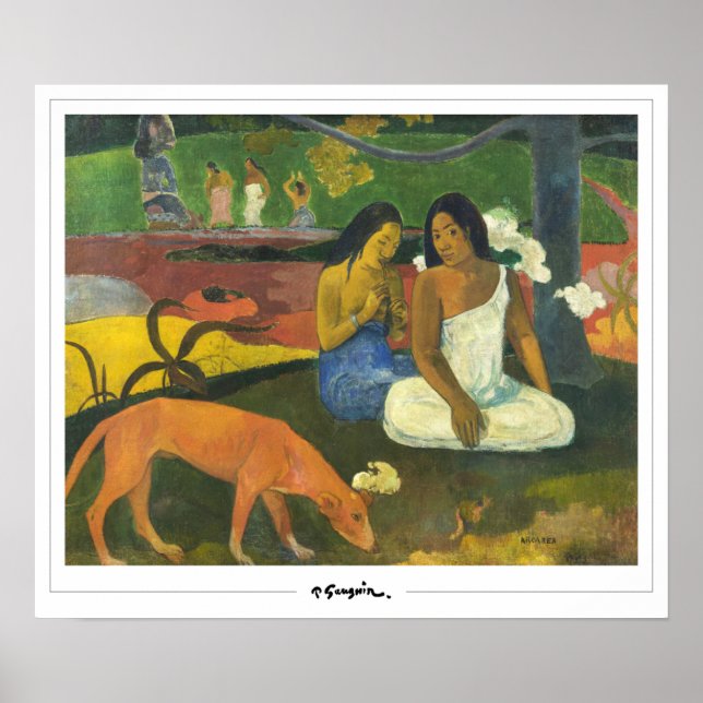 Affiche d'art Paul Gauguin Zedign #144 (Devant)
