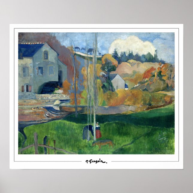 Affiche d'art Paul Gauguin Zedign #212 (Devant)