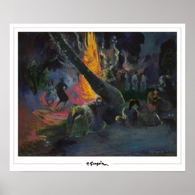 Affiche d'art Paul Gauguin Zedign #5 (Devant)