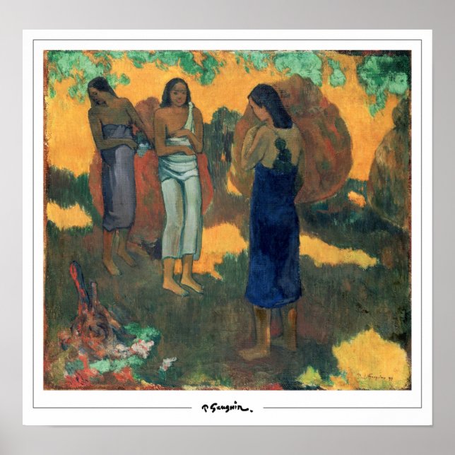 Affiche d'art Paul Gauguin Zedign #93 (Devant)