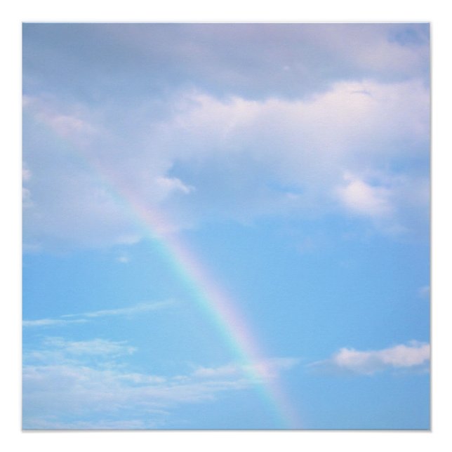 Affiche d'art photographique arc-en-ciel impressio (Devant)
