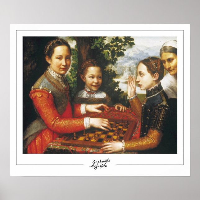 Affiche d'art Sofonisba Anguissola Zedign #8 (Devant)