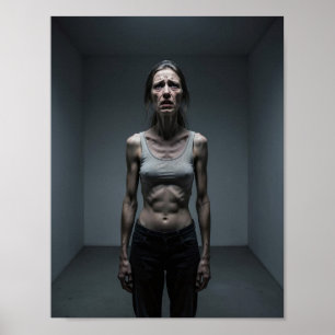 Affiche d'art sur les troubles alimentaires « Frag