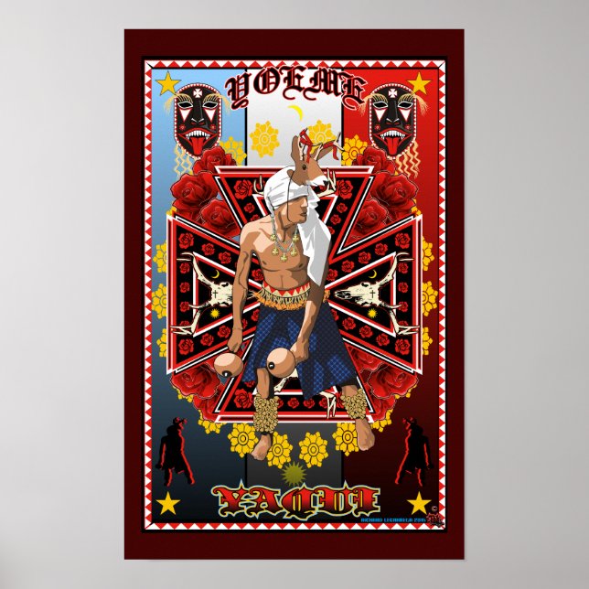 Affiche d'art Yaeme Yaqui Deer Dancer (Devant)