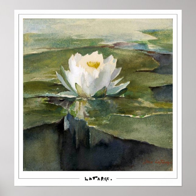 Affiche d'art Zedign #12 de John La Farge (Devant)