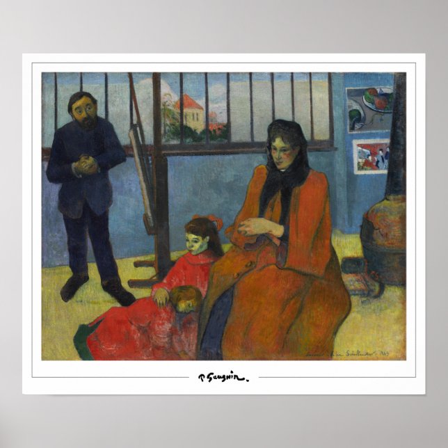 Affiche d'art Zedign #13 de Paul Gauguin (Devant)