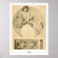 Affiche d'art Zedign d'Alphonse Mucha #111