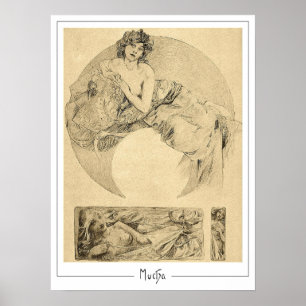 Affiche d'art Zedign d'Alphonse Mucha #111
