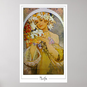 Affiche d'art Zedign d'Alphonse Mucha #142