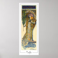 Affiche d'art Zedign d'Alphonse Mucha #198