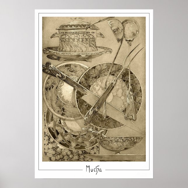 Affiche d'art Zedign d'Alphonse Mucha #210 (Devant)