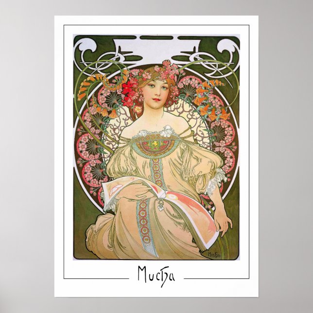 Affiche d'art Zedign d'Alphonse Mucha #214 (Devant)