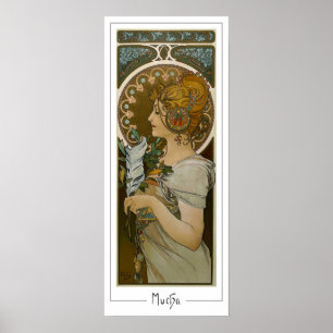 Affiche d'art Zedign d'Alphonse Mucha #260