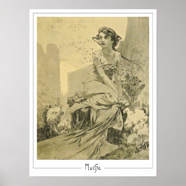 Affiche d'art Zedign d'Alphonse Mucha #290 (Devant)