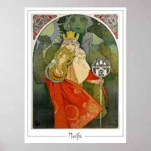 Affiche d'art Zedign d'Alphonse Mucha #312