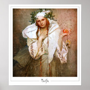 Affiche d'art Zedign d'Alphonse Mucha #381