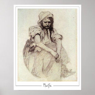 Affiche d'art Zedign d'Alphonse Mucha #384