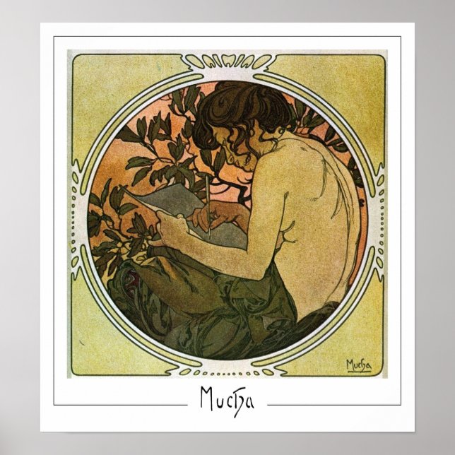 Affiche d'art Zedign d'Alphonse Mucha #41 (Devant)