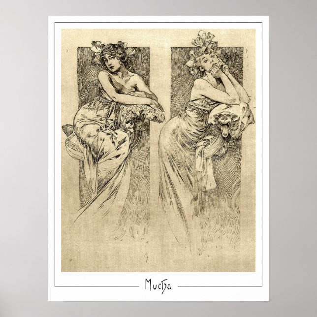 Affiche d'art Zedign d'Alphonse Mucha #49 (Devant)