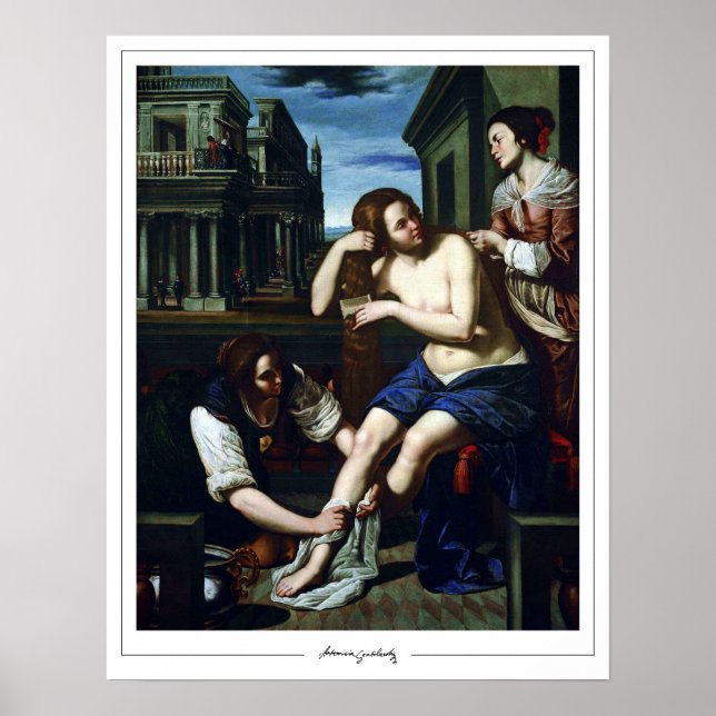 Affiche d'art Zedign d'Artemisia Gentileschi #73 (Devant)