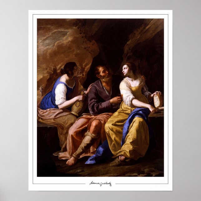 Affiche d'art Zedign d'Artemisia Gentileschi #79 (Devant)