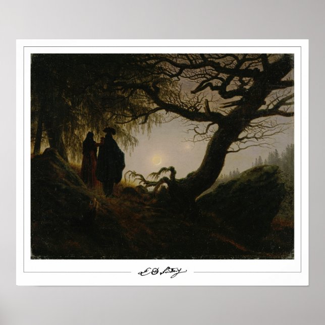 Affiche d'art Zedign de Caspar David Friedrich #20 (Devant)