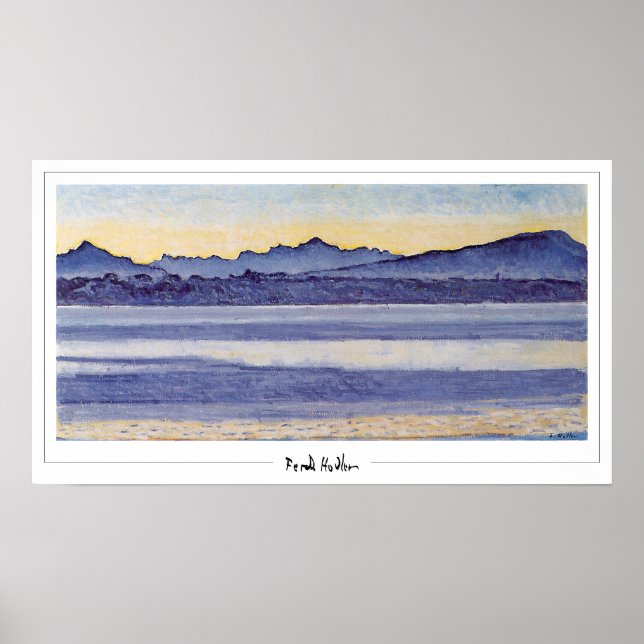 Affiche d'art Zedign de Ferdinand Hodler #166 (Devant)
