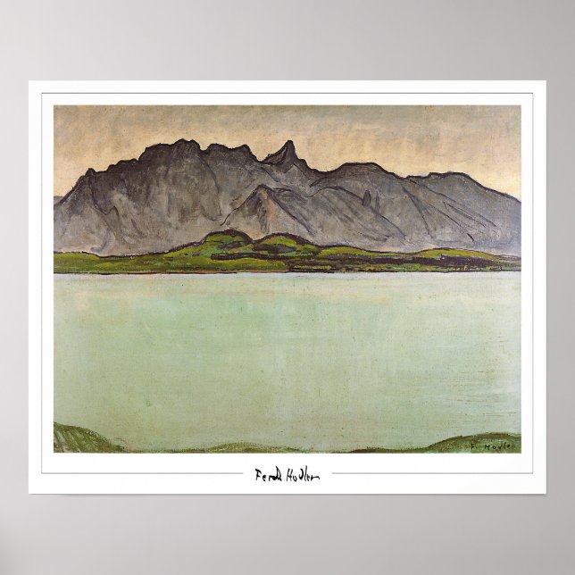 Affiche d'art Zedign de Ferdinand Hodler #248 (Devant)