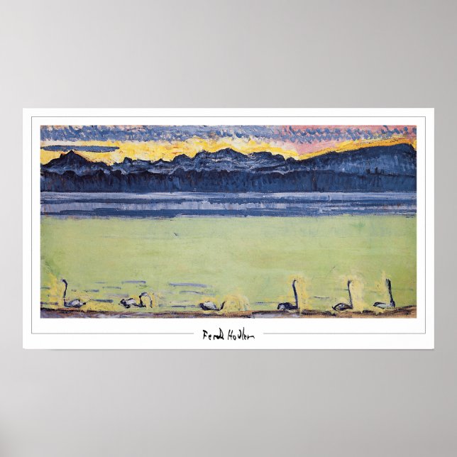 Affiche d'art Zedign de Ferdinand Hodler #55 (Devant)