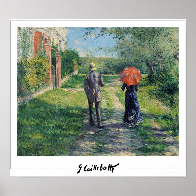 Affiche d'art Zedign de Gustave Caillebotte #14 (Devant)