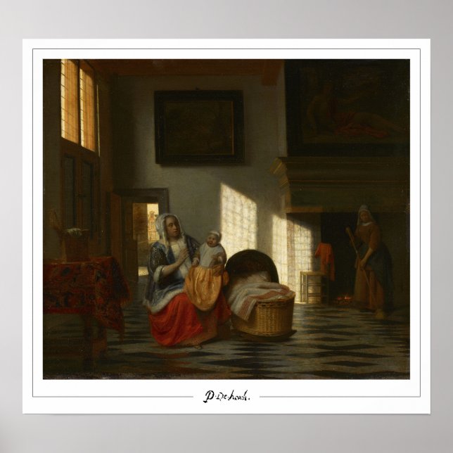 Affiche d'art Zedign de Pieter de Hooch #56 (Devant)