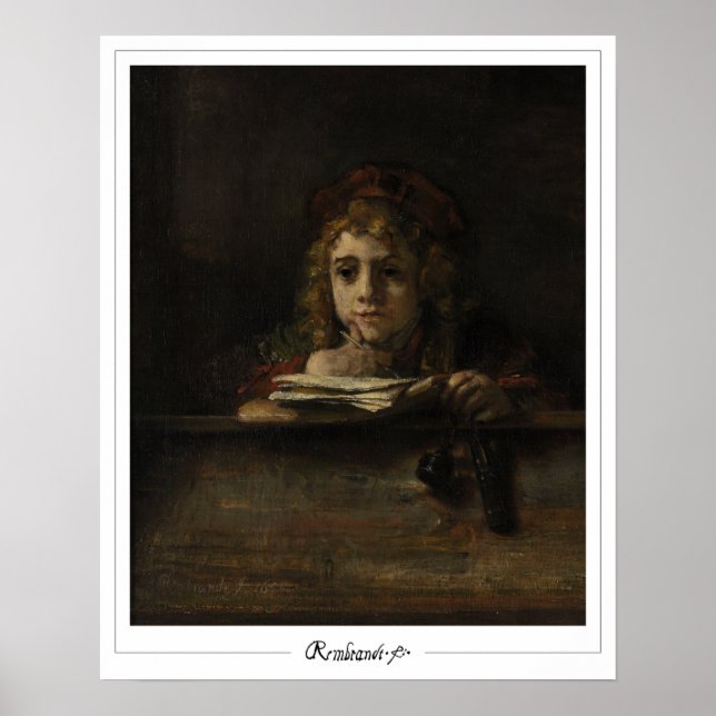 Affiche d'art Zedign de Rembrandt van Rijn #12 (Devant)
