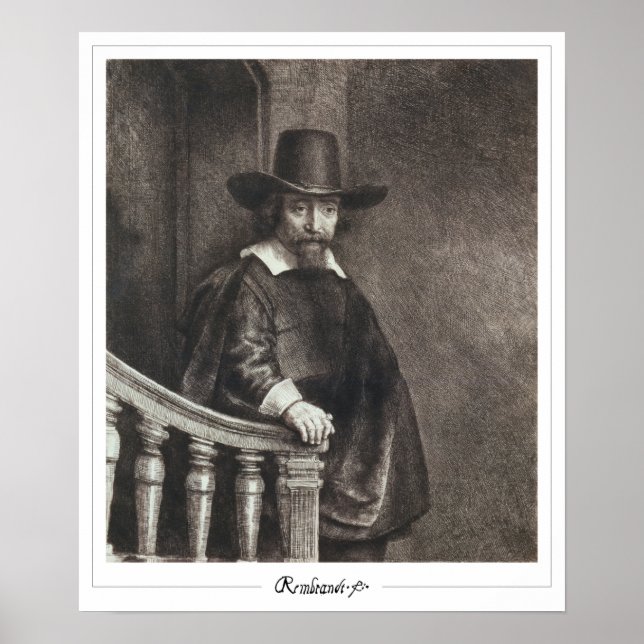 Affiche d'art Zedign de Rembrandt van Rijn #129 (Devant)