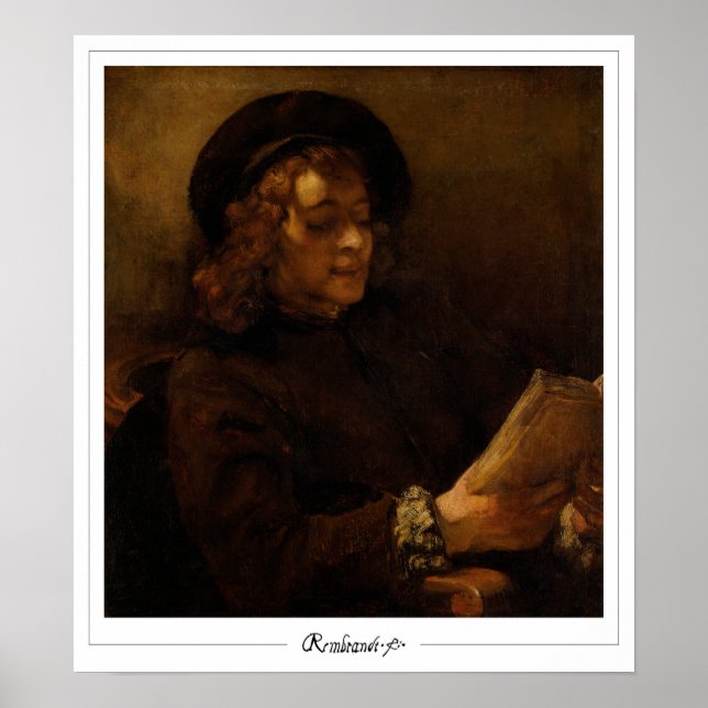 Affiche d'art Zedign de Rembrandt van Rijn #2 (Devant)