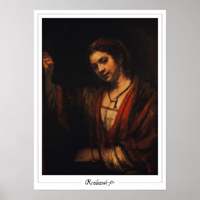Affiche d'art Zedign de Rembrandt van Rijn #329 (Devant)