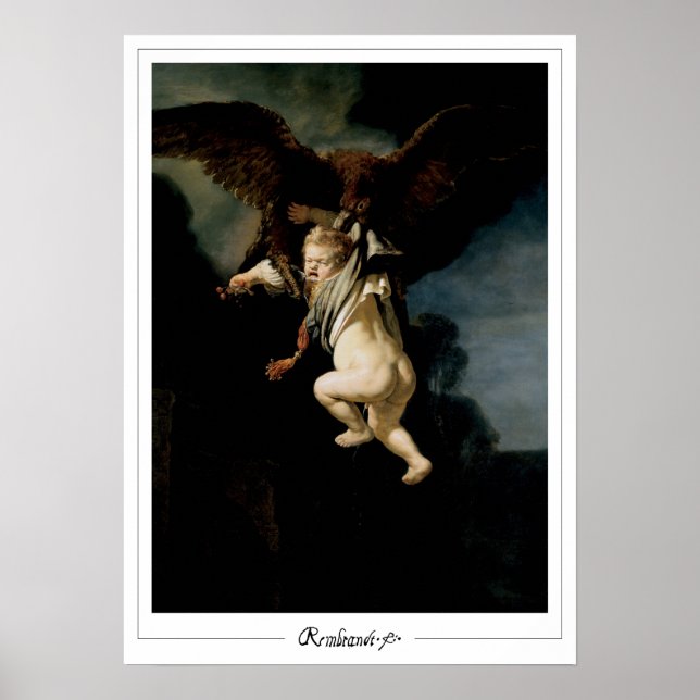 Affiche d'art Zedign de Rembrandt van Rijn #493 (Devant)