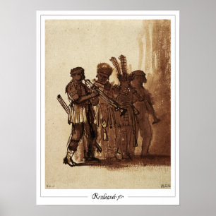 Affiche d'art Zedign de Rembrandt van Rijn #533