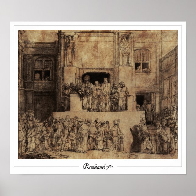 Affiche d'art Zedign de Rembrandt van Rijn #622 (Devant)